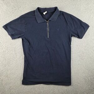Father Sons Polo Shirt Mens XL (M) Blue Short Sleeve Casual